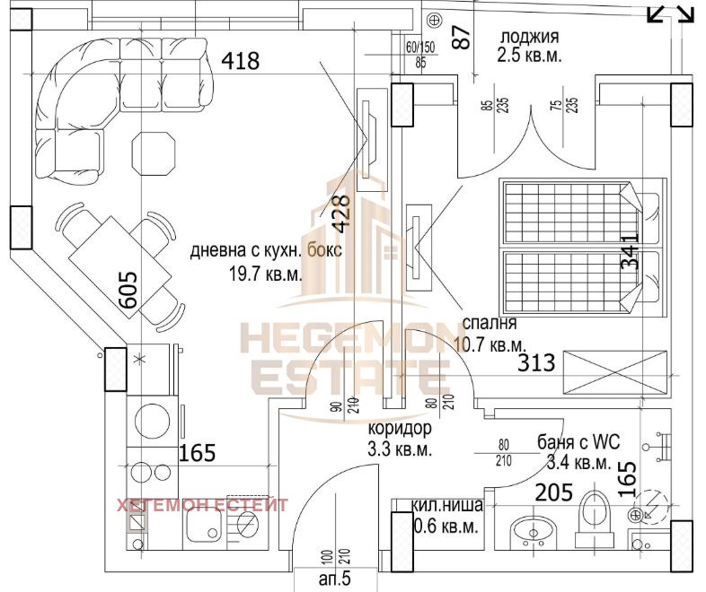 Продава 2-СТАЕН, гр. Варна, Цветен квартал, снимка 2 - Aпартаменти - 49481282