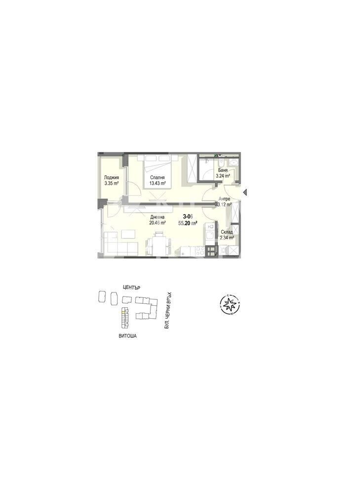 Продава 2-СТАЕН, гр. София, Кръстова вада, снимка 6 - Апартаменти - 55379939