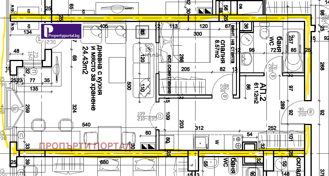 Продава 2-СТАЕН, гр. Бургас, Лазур, снимка 8 - Апартаменти - 53703306