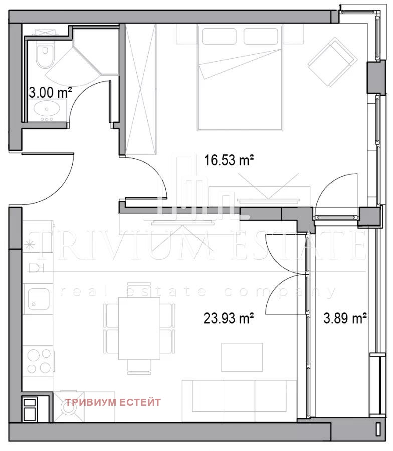 For Sale  1 bedroom Plovdiv , Zapaden , 65 sq.m | 31227415 - image [3]