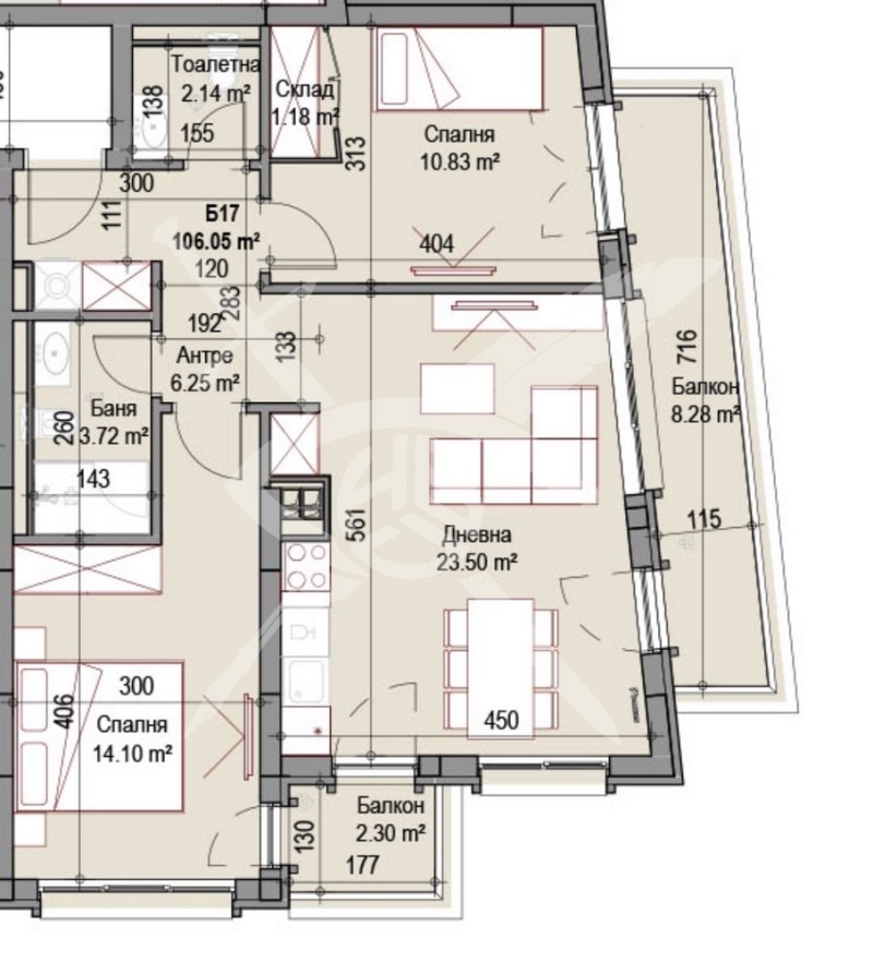 Продава  3-стаен град София , Хаджи Димитър , 106 кв.м | 15232847 - изображение [3]