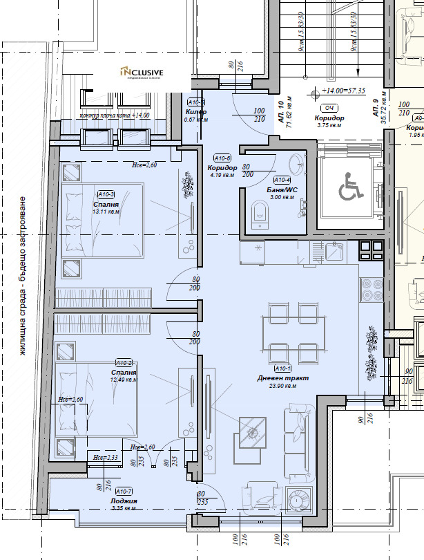 For Sale  2 bedroom Varna , Zimno kino Trakiya , 91 sq.m | 12869189 - image [2]