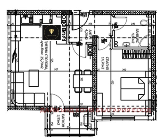 Продава 2-СТАЕН, гр. Пловдив, Тракия, снимка 2 - Апартаменти - 53794691