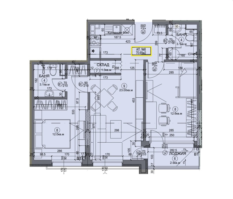 Продава 3-СТАЕН, гр. София, Красно село, снимка 4 - Aпартаменти - 49505478