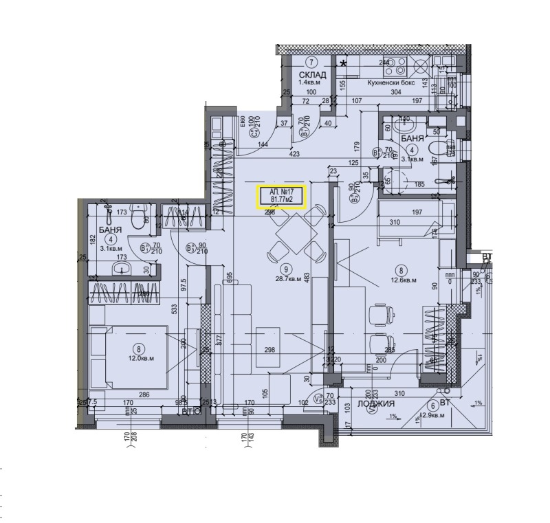 Продава 3-СТАЕН, гр. София, Красно село, снимка 8 - Aпартаменти - 48735422