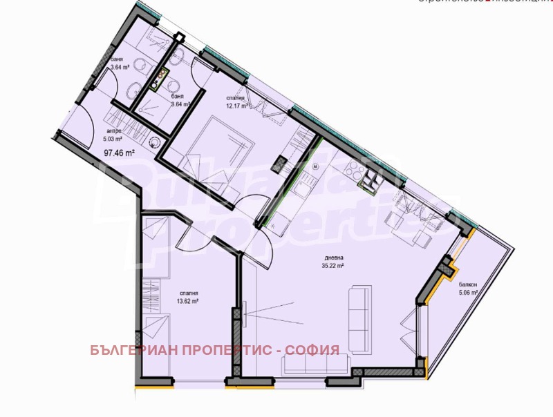 Продава  3-стаен град София , Овча купел , 116 кв.м | 80333718 - изображение [4]