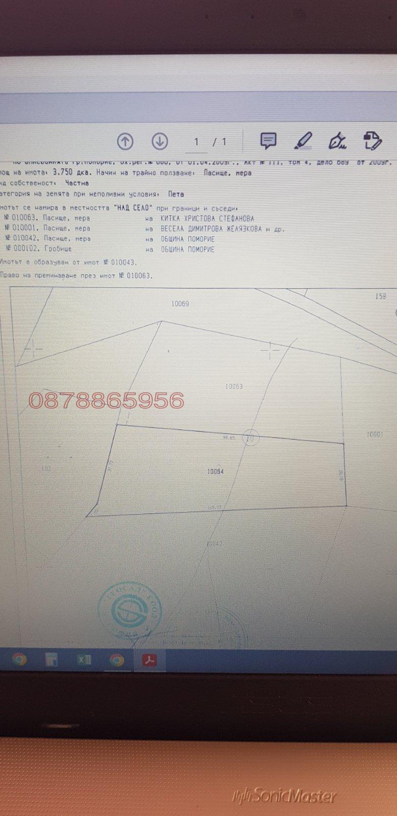 Продава ЗЕМЕДЕЛСКА ЗЕМЯ, с. Медово, област Бургас