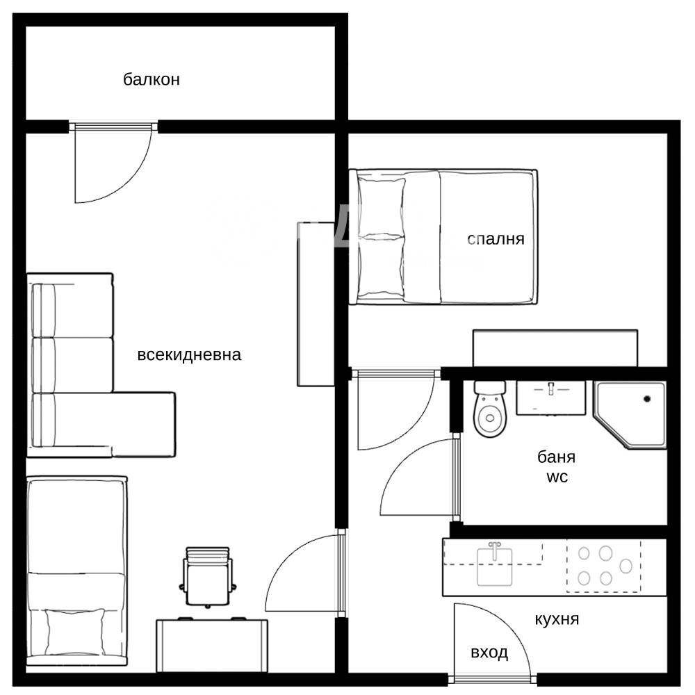 Продава 2-СТАЕН, гр. София, Надежда 3, снимка 4 - Апартаменти - 54302418