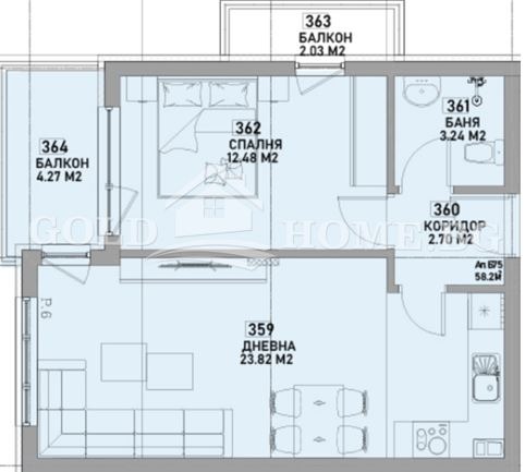 Продава 2-СТАЕН, гр. Пловдив, Южен, снимка 2 - Апартаменти - 56103490