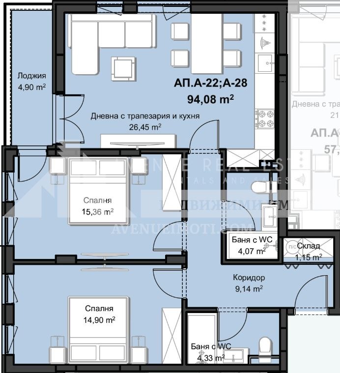 Продава 3-СТАЕН, гр. Пловдив, Христо Смирненски, снимка 2 - Апартаменти - 53376397