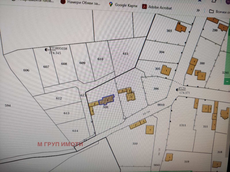 Продава  Парцел област Пловдив , с. Костиево , 666 кв.м | 27852137