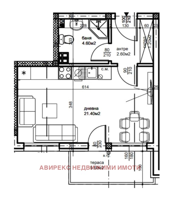 À vendre  Studio Plovdiv , Belomorski , 47 m² | 69880125 - image [2]