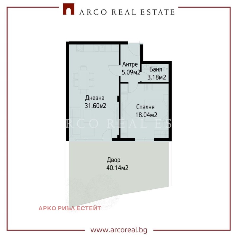 Продаја  1 спаваћа соба Софија , Крастова вада , 74 м2 | 54922802 - слика [4]