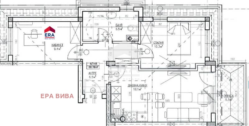 De vânzare  2 dormitoare Sofia , Levsci G , 81 mp | 73564067 - imagine [6]