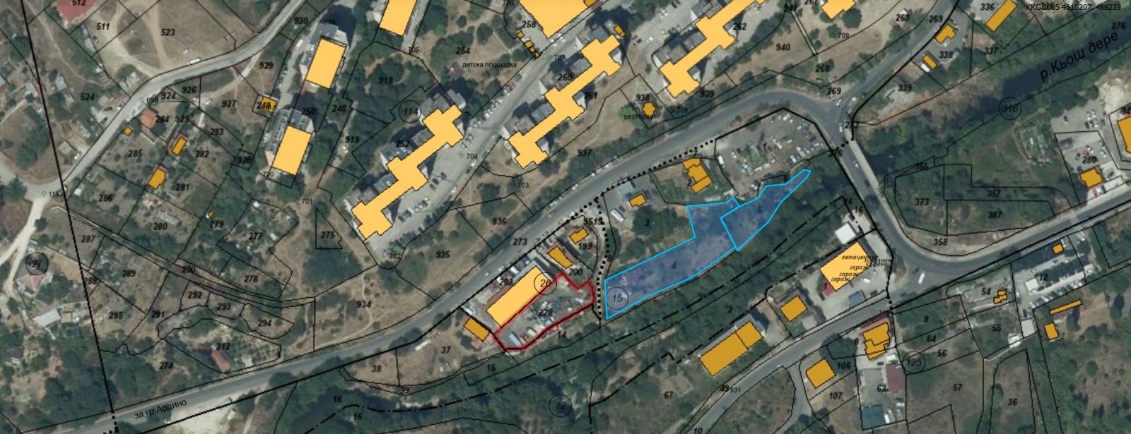 Продава ПАРЦЕЛ, гр. Кърджали, Възрожденци, снимка 2 - Парцели - 56113207