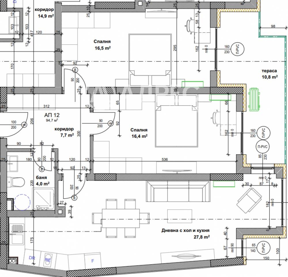 Продава 3-СТАЕН, гр. София, Банишора, снимка 4 - Апартаменти - 55261010