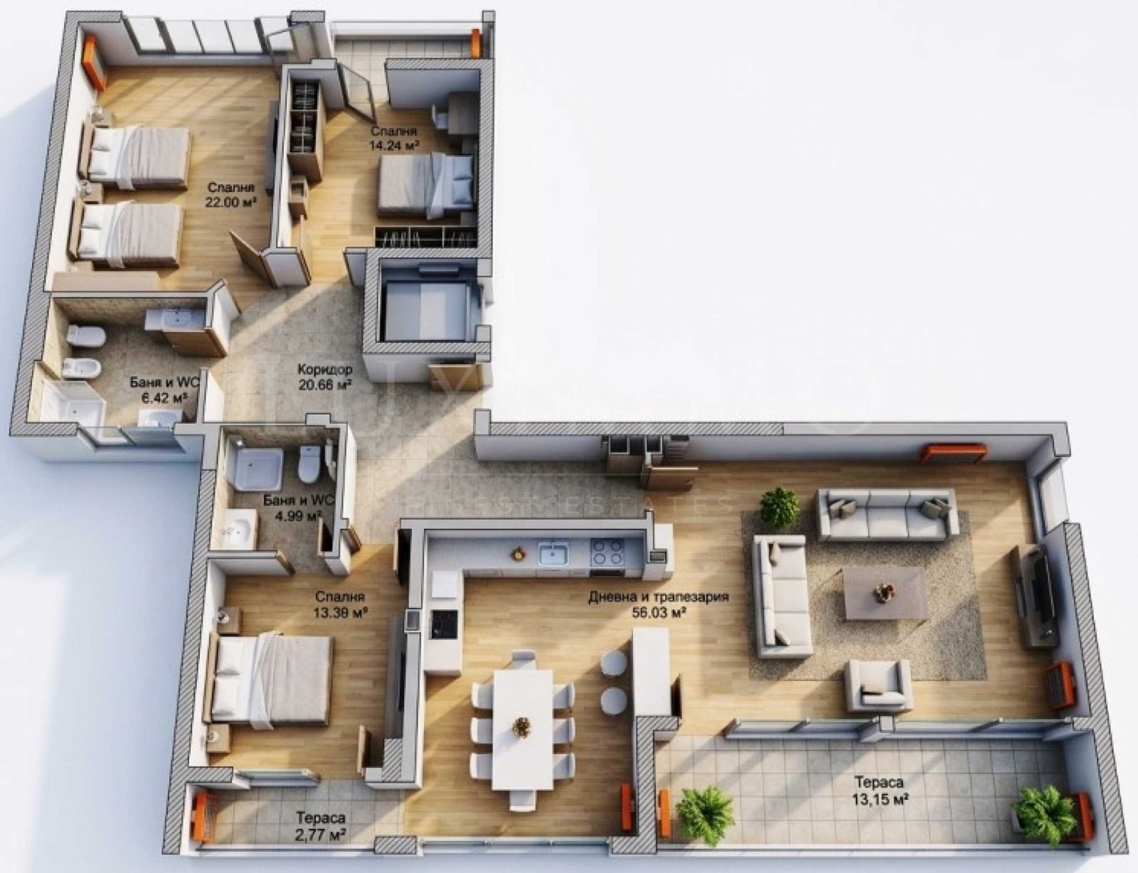 Продава 4-СТАЕН, гр. Пловдив, Отдих и култура, снимка 5 - Апартаменти - 55093854