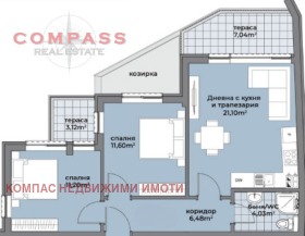 2 спальні Аспарухово, Варна 4