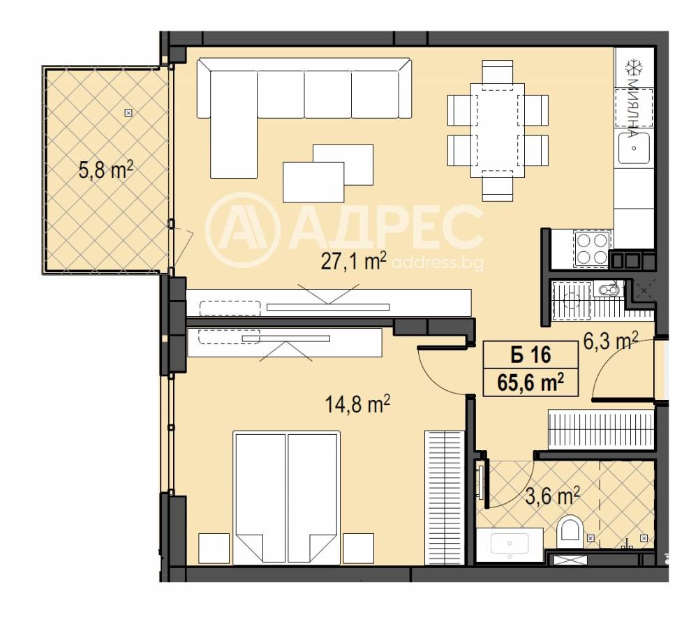 Продава 2-СТАЕН, гр. София, Бояна, снимка 2 - Апартаменти - 53904766