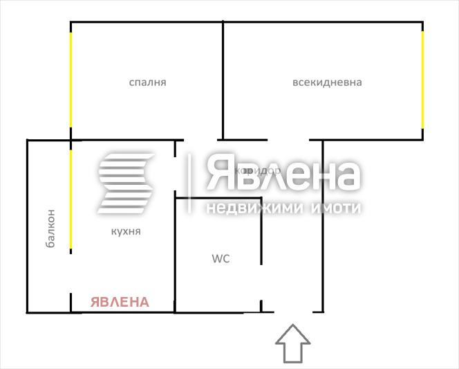 Продаја  1 спаваћа соба Софија , Света Троица , 56 м2 | 21974673 - слика [13]