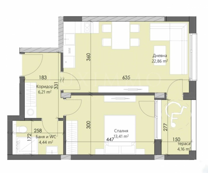 For Sale  1 bedroom Plovdiv , Karshiyaka , 72 sq.m | 64581600 - image [8]