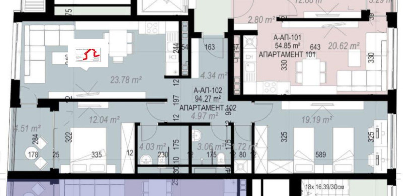 Продава 3-СТАЕН, гр. София, Зона Б-18, снимка 2 - Aпартаменти - 48939293