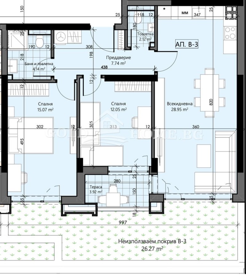 Продава 3-СТАЕН, гр. Пловдив, Христо Смирненски, снимка 7 - Апартаменти - 53522879
