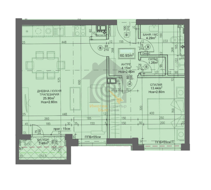 Продава  2-стаен град София , Дружба 2 , 73 кв.м | 34513443