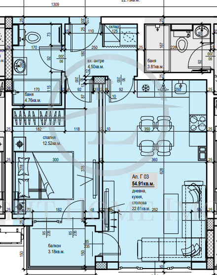 Продава  2-стаен град Пловдив , Остромила , 66 кв.м | 11737041 - изображение [4]