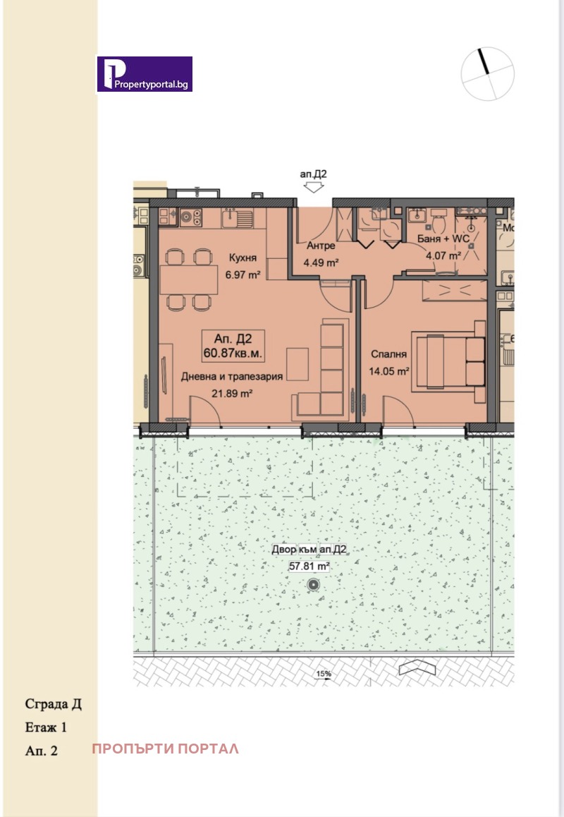 Продава  2-стаен град София , Симеоново , 75 кв.м | 50149176 - изображение [2]