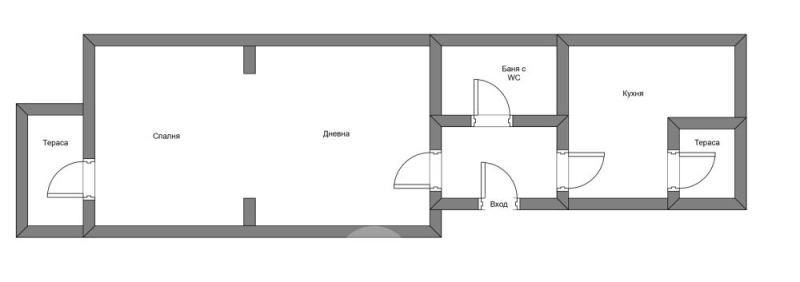 Satılık  1 yatak odası Sofia , Centar , 55 metrekare | 47339036 - görüntü [4]