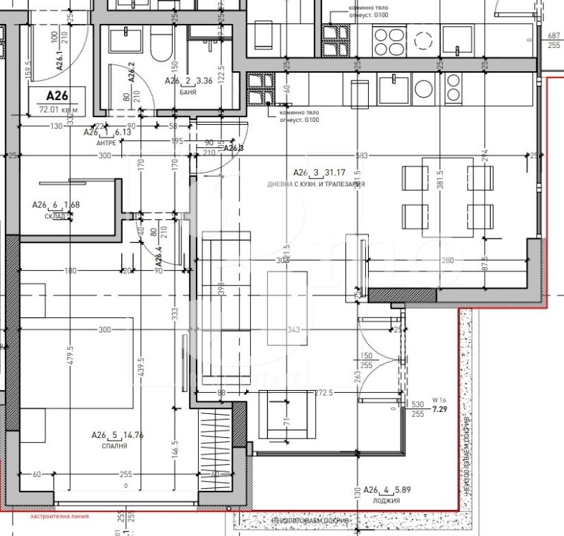 Продава 2-СТАЕН, гр. София, Дружба 2, снимка 2 - Апартаменти - 52488543
