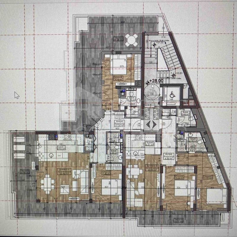 Till salu  2 sovrum Sofia , Manastirski livadi , 109 kvm | 43787201 - bild [2]