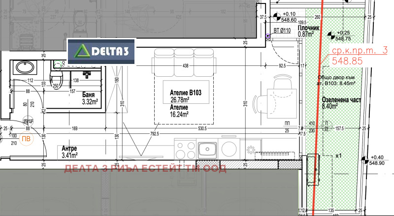Til salgs  Studio Sofia , Drusjba 1 , 33 kvm | 48292350
