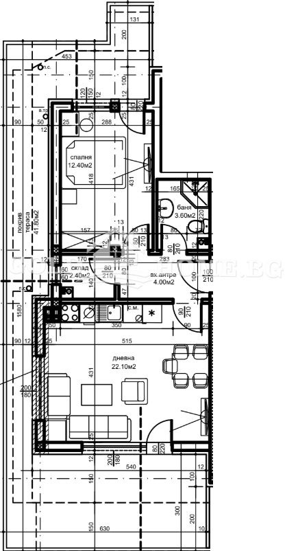 Satılık  1 yatak odası Plovdiv , Belomorski , 58 metrekare | 40169779 - görüntü [15]