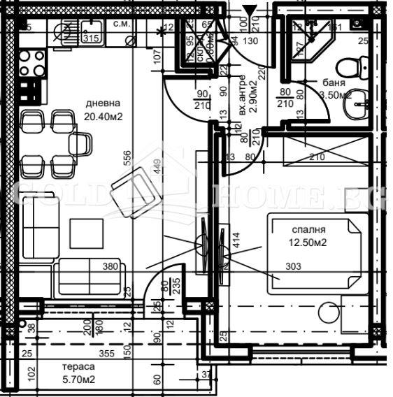 Satılık  1 yatak odası Plovdiv , Belomorski , 58 metrekare | 40169779 - görüntü [8]