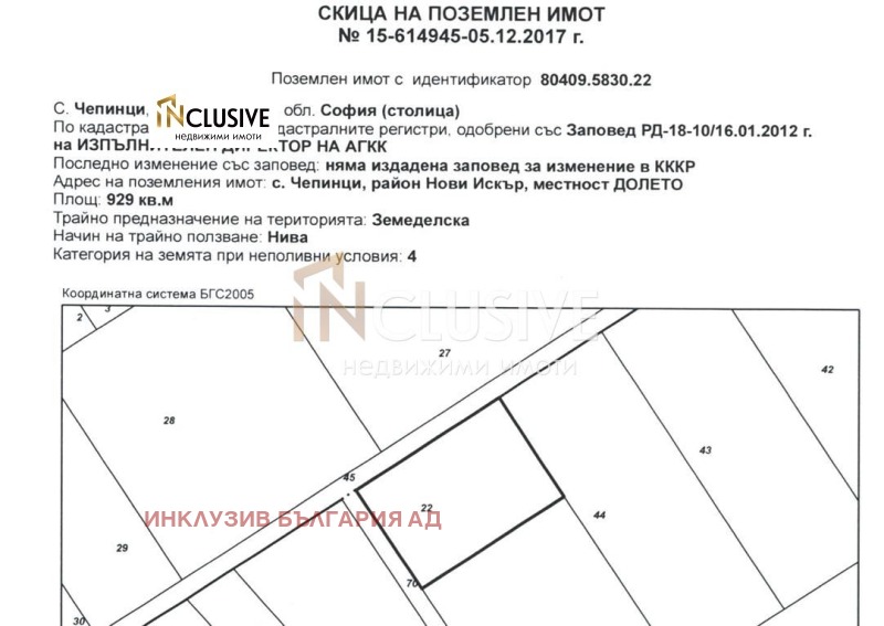 Продаја  Плот Софија , Чепинци , 929 м2 | 14568736 - слика [3]