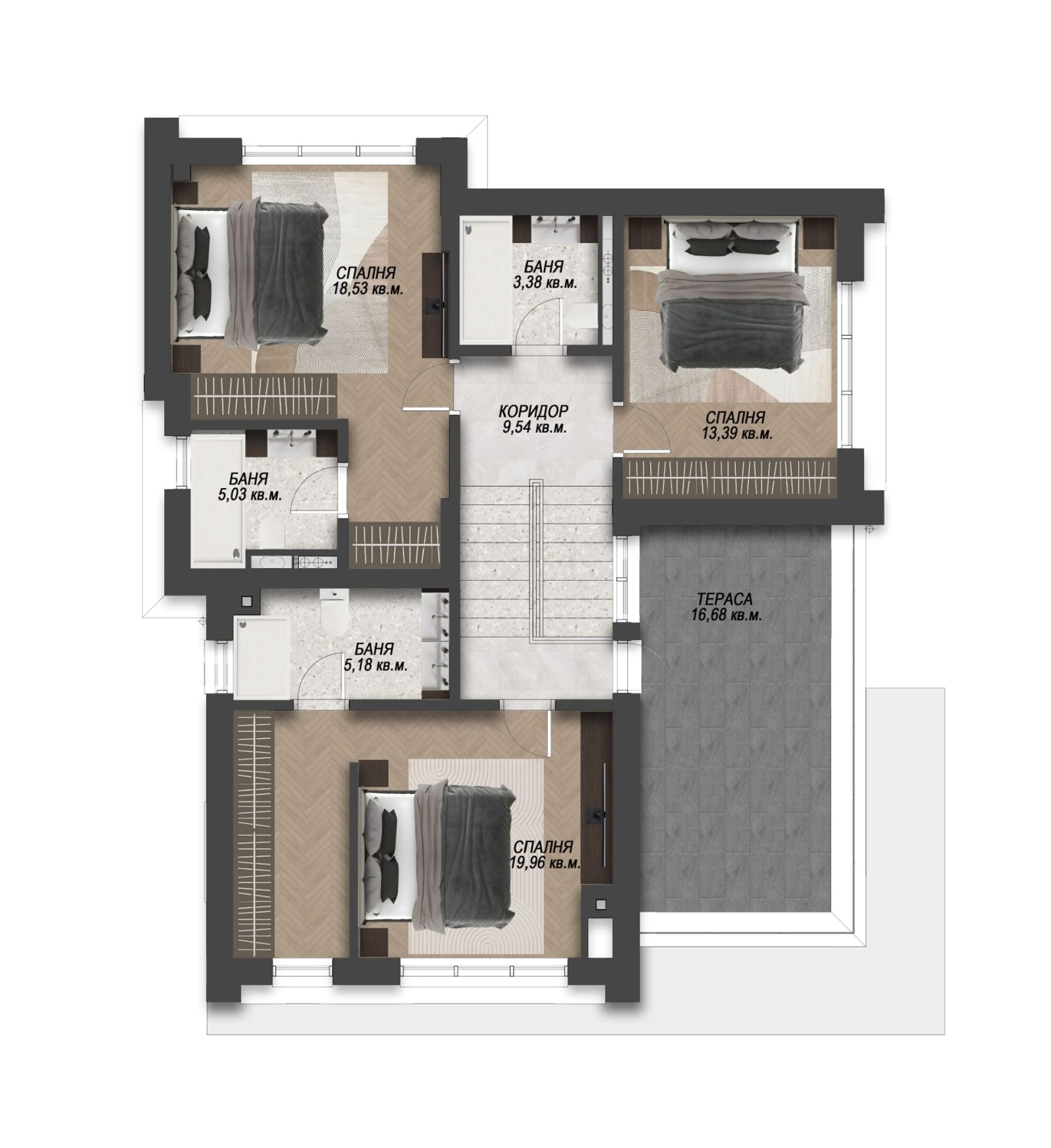 Продава КЪЩА, гр. София, с. Лозен, снимка 16 - Къщи - 56292948