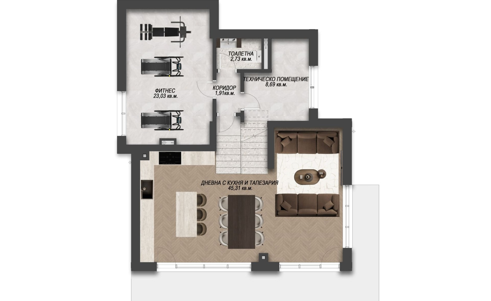 Продава КЪЩА, гр. София, с. Лозен, снимка 14 - Къщи - 56292948