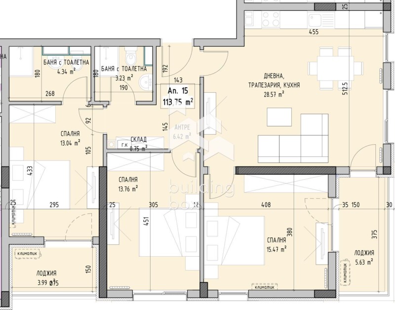 Продава 4-СТАЕН, гр. София, Малинова долина, снимка 1 - Aпартаменти - 46847607