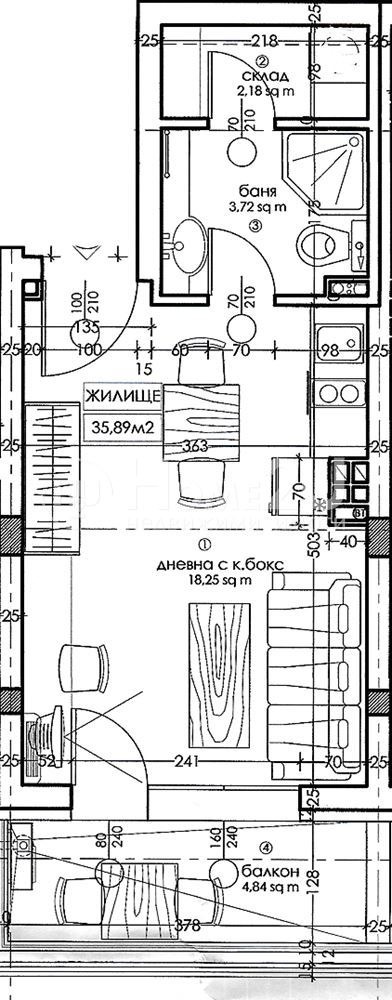 Продава 1-СТАЕН, гр. София, Овча купел, снимка 7 - Aпартаменти - 47859294