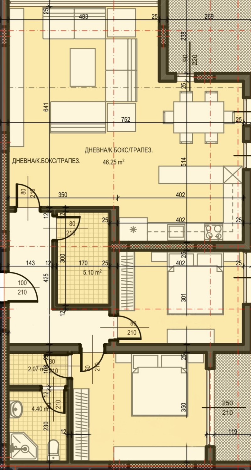 Продава 3-СТАЕН, гр. Русе, Център, снимка 7 - Апартаменти - 53443666