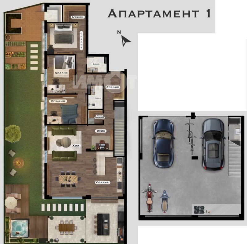 Продава МНОГОСТАЕН в град София, Горубляне - 438 кв.м / 510 000 € » 997 473.30 лв., ИМОТЕКА
