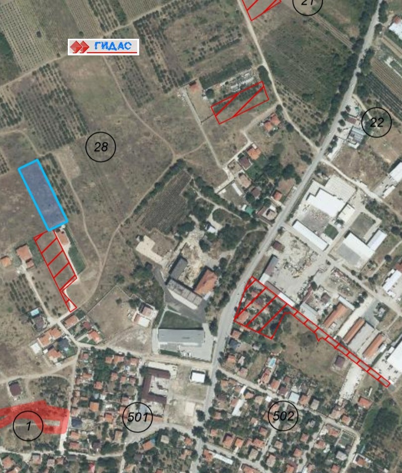 Продава ПАРЦЕЛ в област Пловдив, с. Брестник - 3600 кв.м / 108 000 € » 211 229.64 лв., ГИДАС