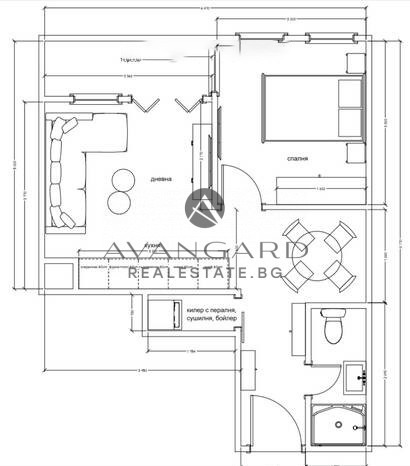 Na prodej  1 ložnice Plovdiv , Christo Smirnenski , 57 m2 | 89224937 - obraz [10]