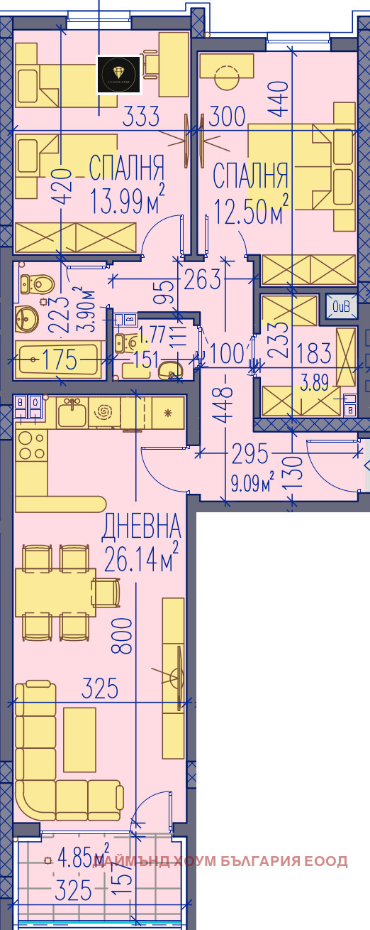 Продава 3-СТАЕН, гр. Пловдив, Тракия, снимка 2 - Aпартаменти - 47521077