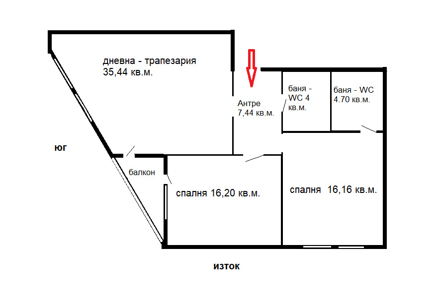Продава 3-СТАЕН, гр. София, Овча купел 2, снимка 2 - Апартаменти - 54288499