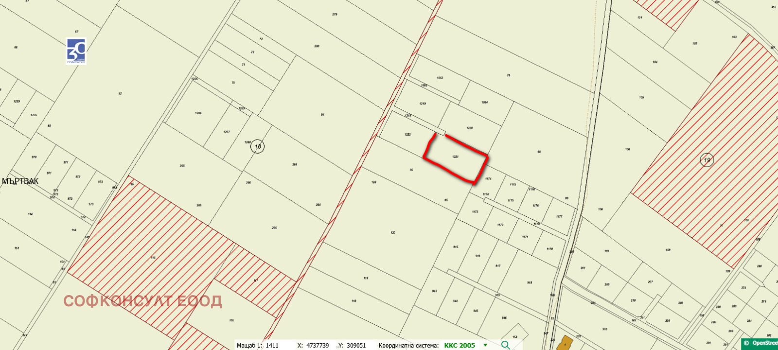 Продава ПАРЦЕЛ, с. Гурмазово, област София област, снимка 4 - Парцели - 54789332