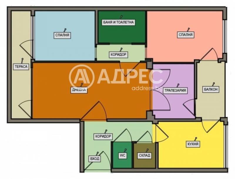 Продава 3-СТАЕН, гр. София, Мусагеница, снимка 2 - Aпартаменти - 47530508