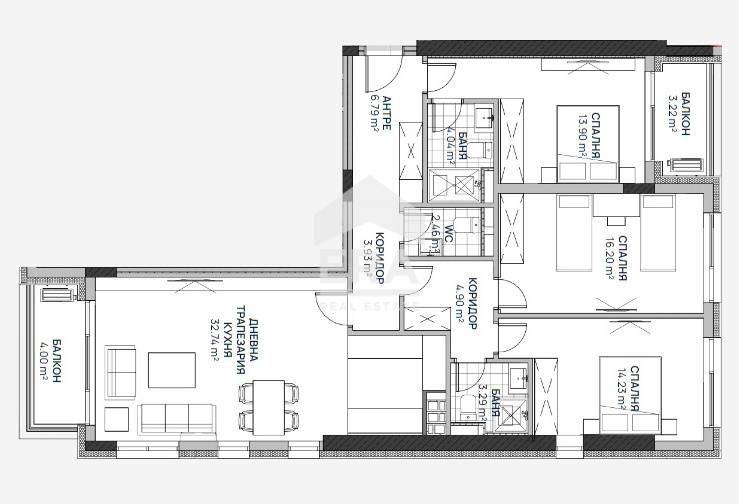 Продава  4-стаен град София , Люлин 2 , 169 кв.м | 95348093 - изображение [4]